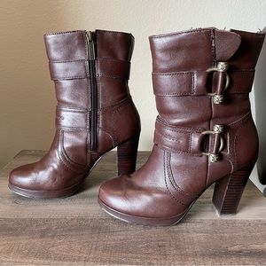 Harley Davidson Brown Mid-Calf Boot, size 5